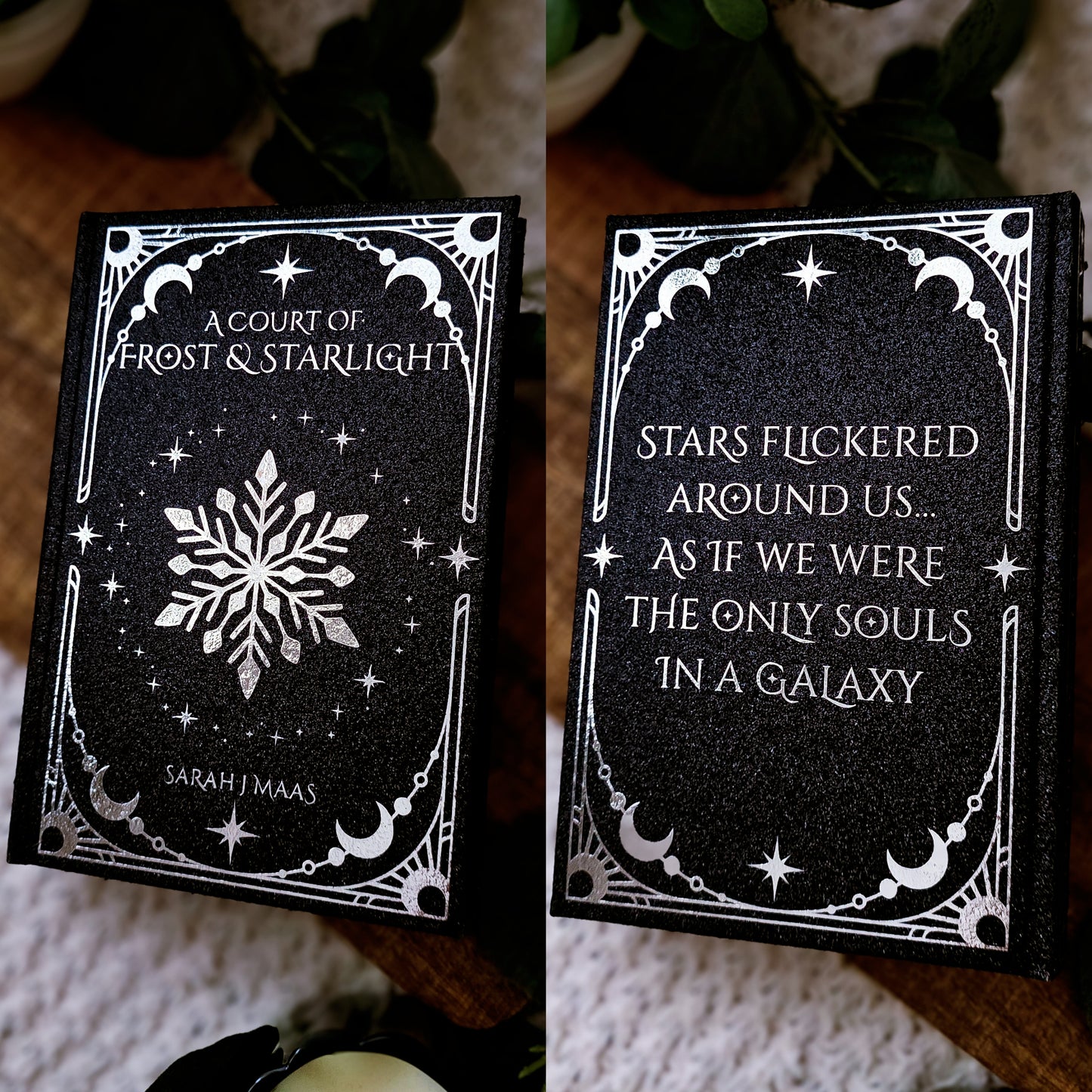 A Court of Thorns and Roses Series by Sarah J. Maas | Black Glitter Edition