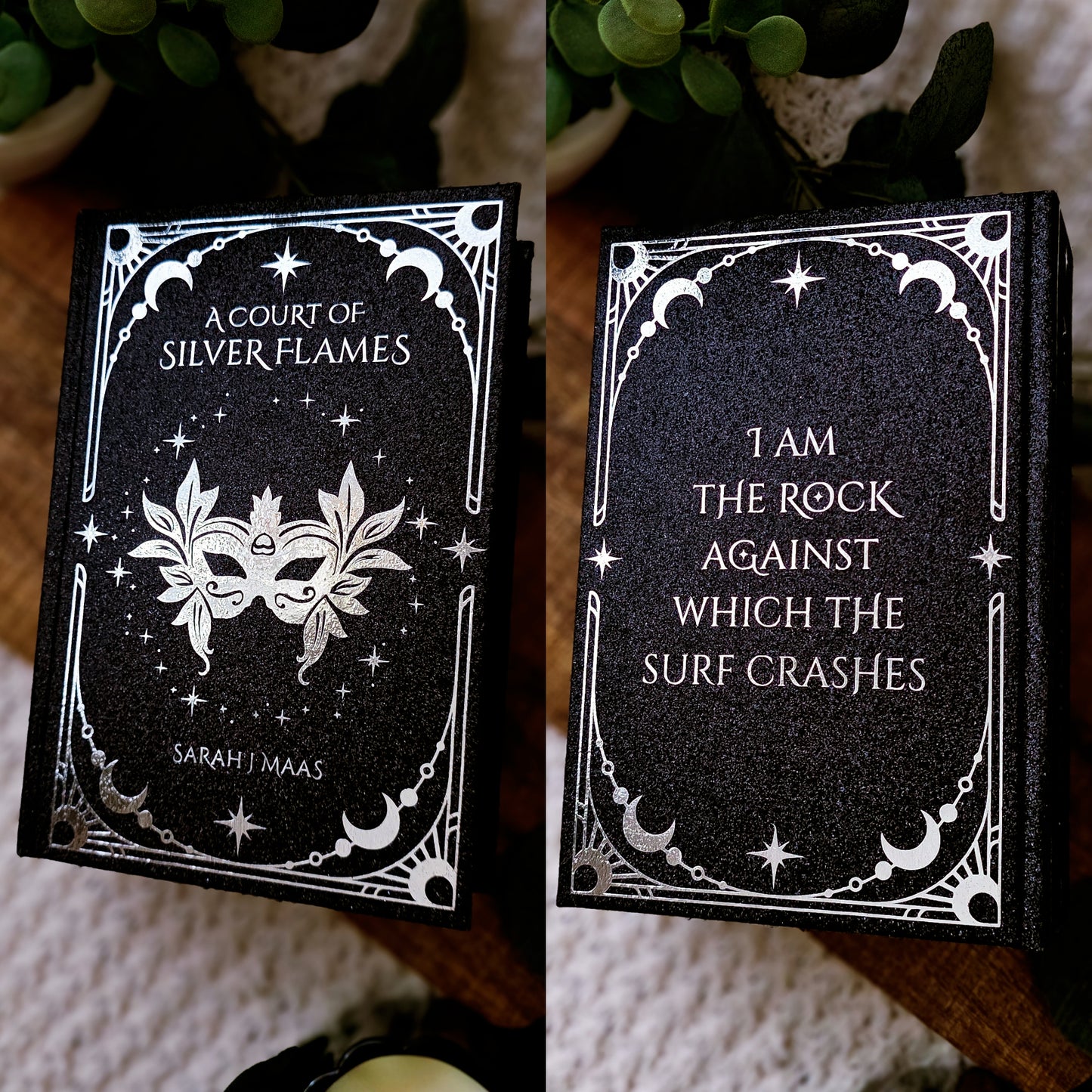 A Court of Thorns and Roses Series by Sarah J. Maas | Black Glitter Edition