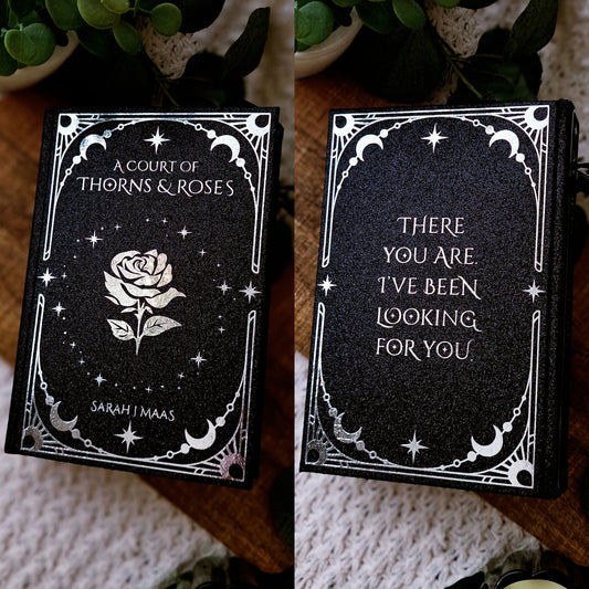 A Court of Thorns and Roses Series by Sarah J. Maas | Black Glitter Edition