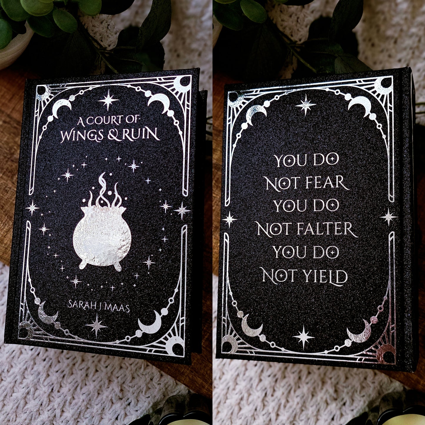 A Court of Thorns and Roses Series by Sarah J. Maas | Black Glitter Edition
