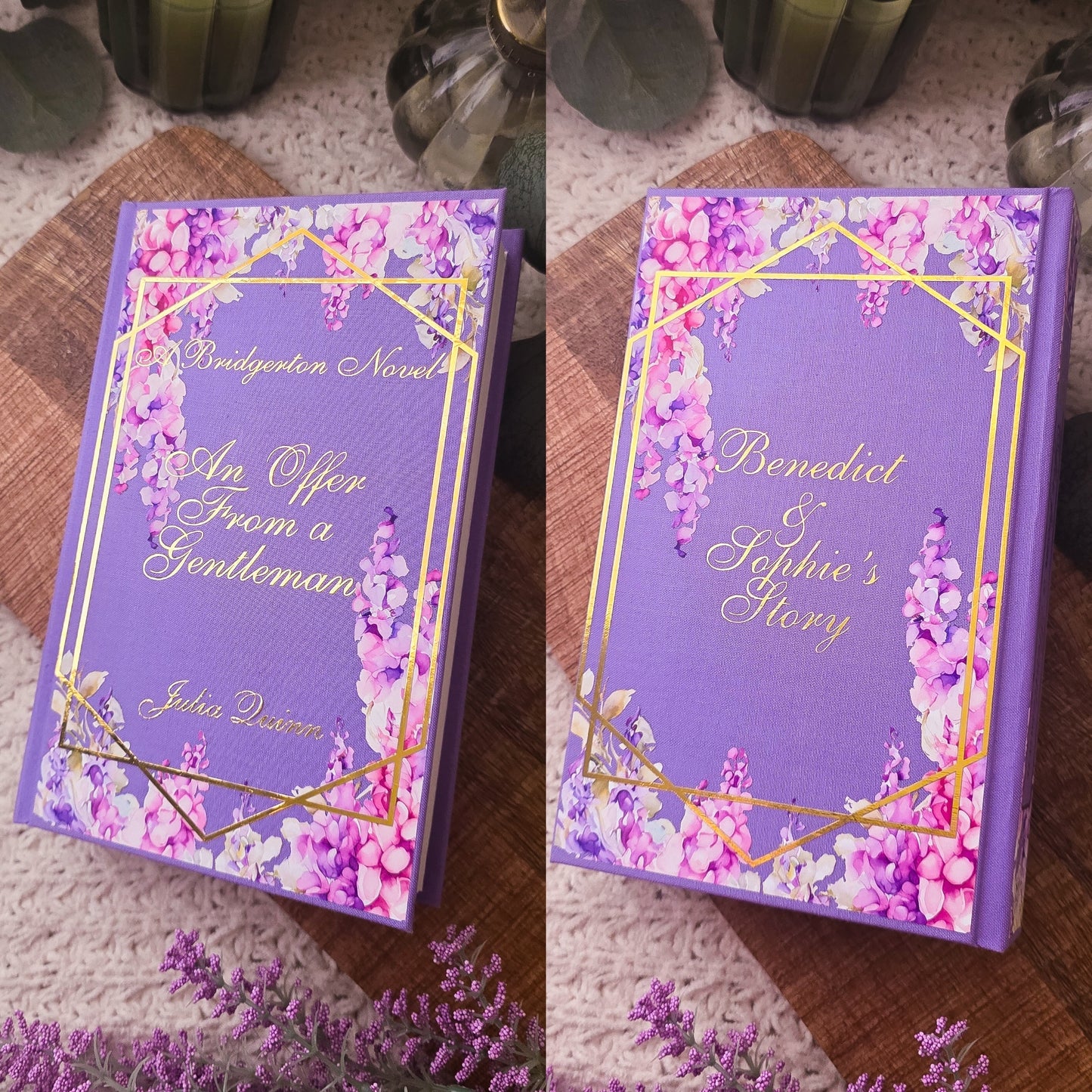 Floral Bridgerton Rebind | Bridgerton by Julia Quinn